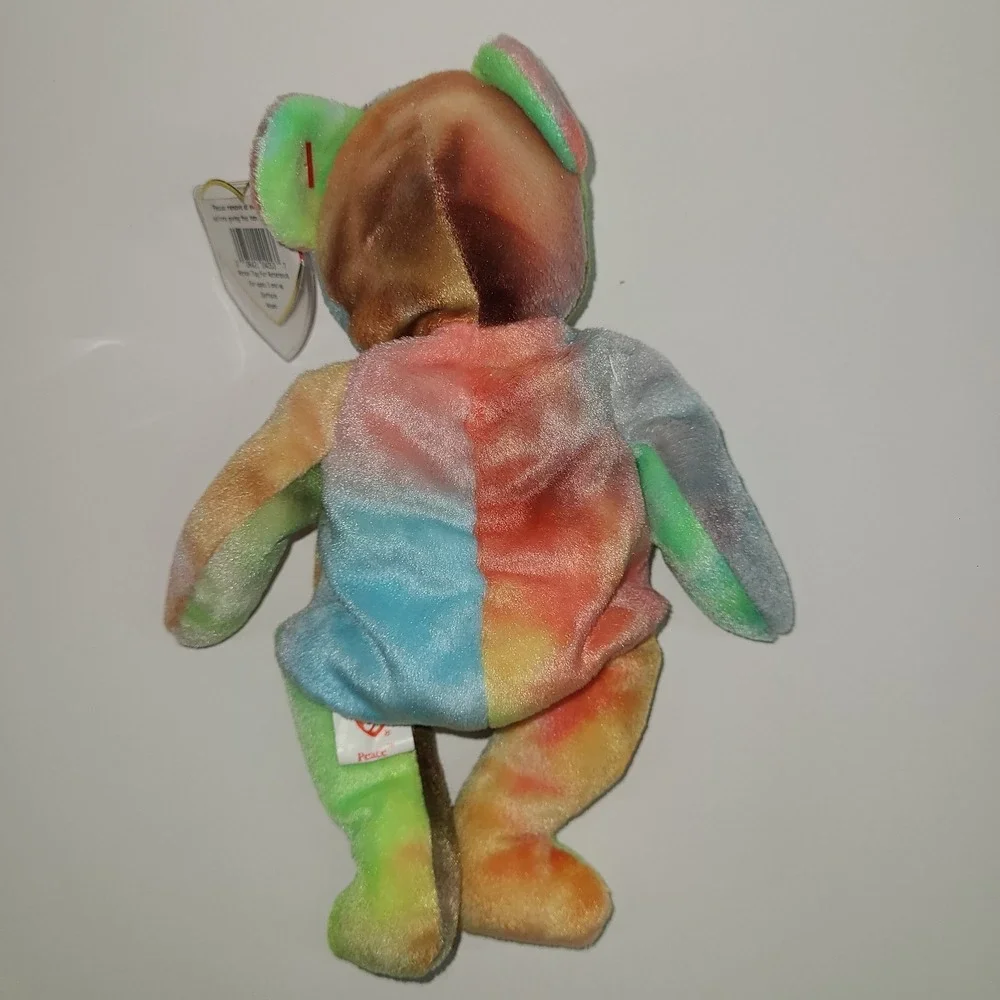 TY Beanie‎ Baby Lot of 4 – Hope 1998, Calliope, Peace 1996, Lips 1999 – All with